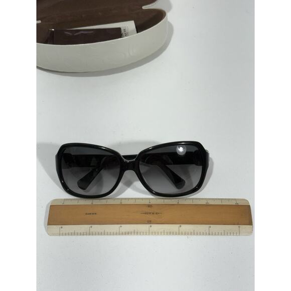 COACH EYEGLASSES S2020 BLACK 38-16-125 With Case & Paperwork Mint Condition - Picture 7 of 10